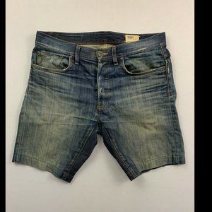 G-Star Men's Blue Slim Fit Jean Shorts Size 34